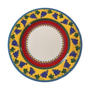 Vintage 1996 Vista Alegre Fruit Fantasy Grapes Plates